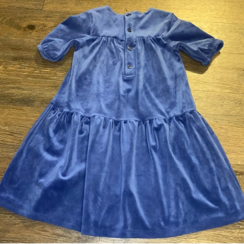 Hanna Andersson size 8 Royal Blue Velvet dress excellent condition - Picture 6 of 6